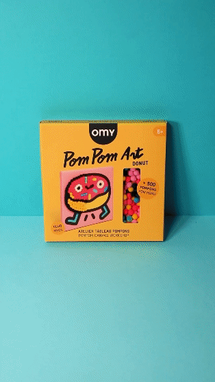 Atelier tableau 500 pompoms - DONUT