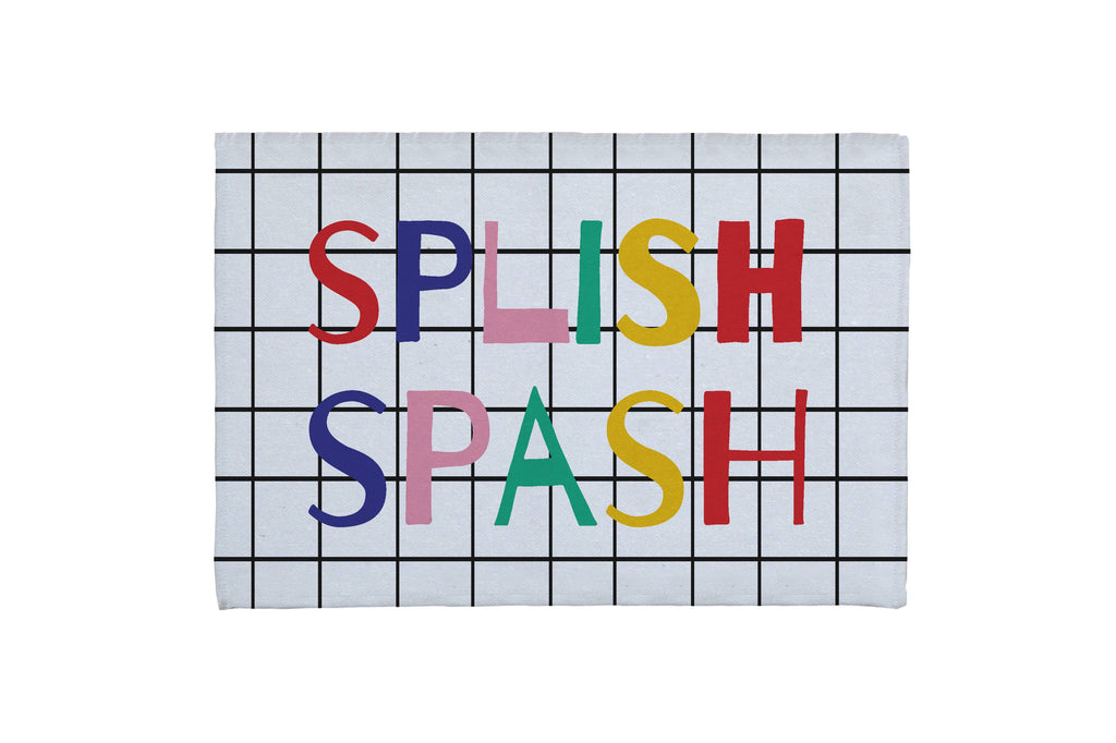 Tapis de bain antidérapant 60x40 Éclabousser