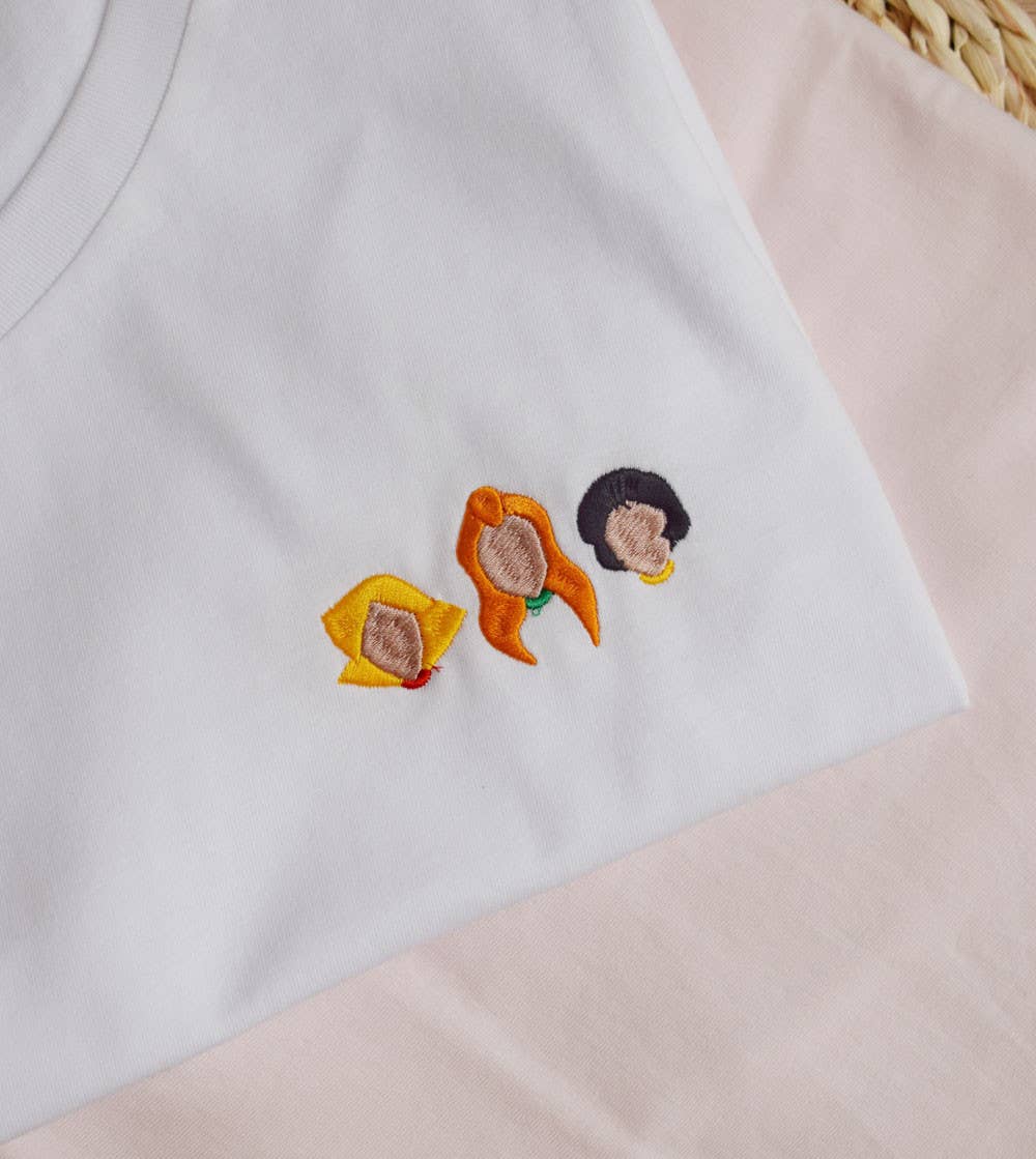T-shirt brodé - Totally Spies: Rose / XS