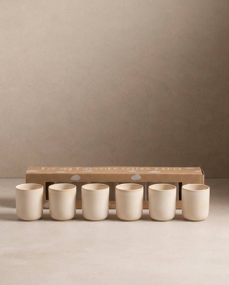 Tasse à Espresso / Coquetier en Grès Dune
