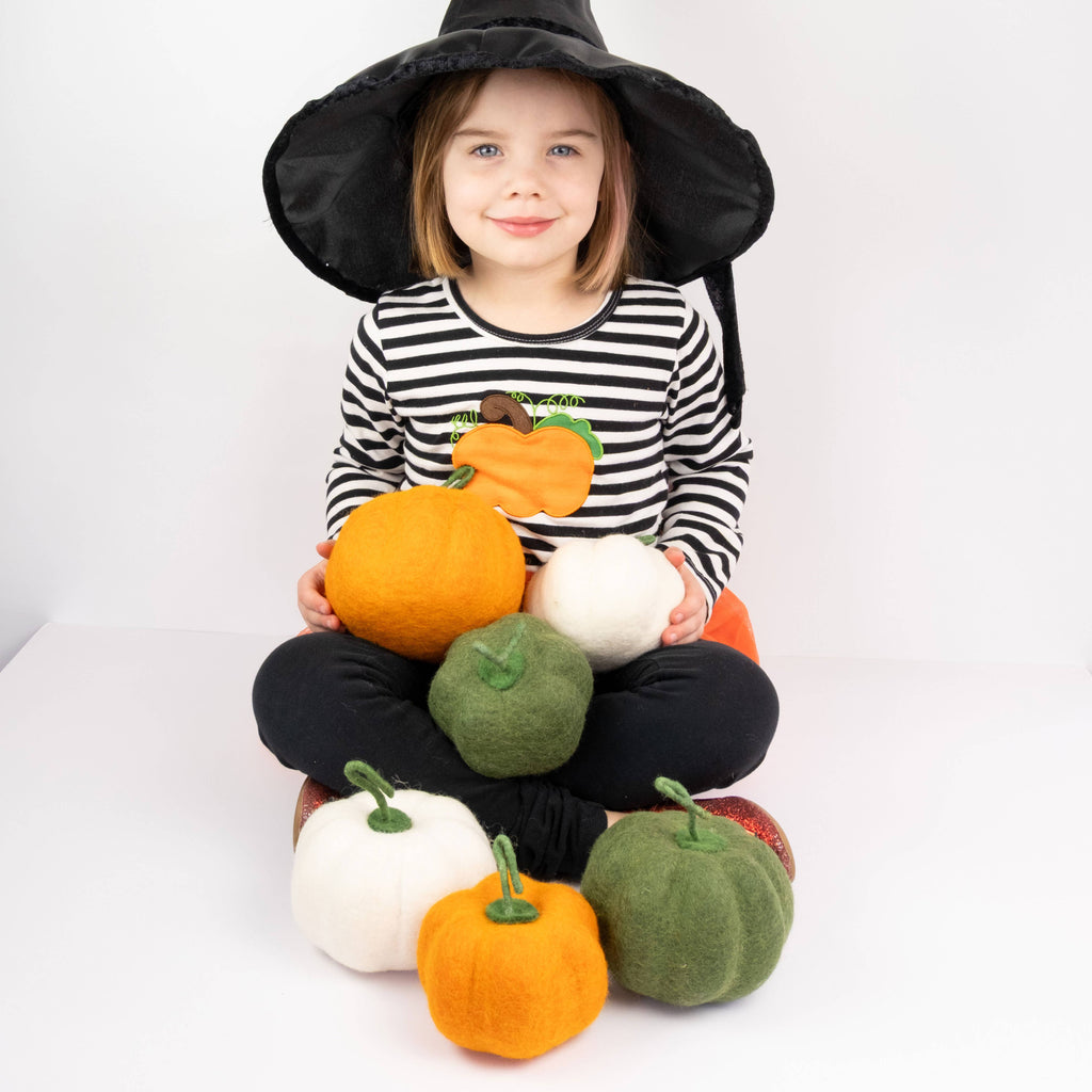 Décoration d'Halloween - Citrouille - Orange - 2 tailles: Petit