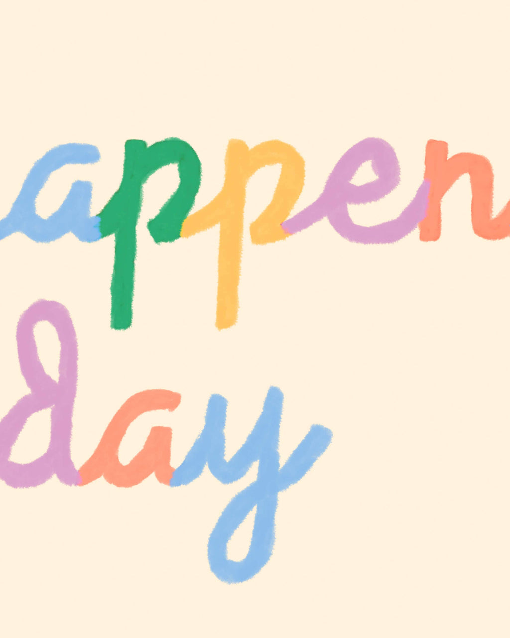 Poster "Shit happens everyday" (A3)