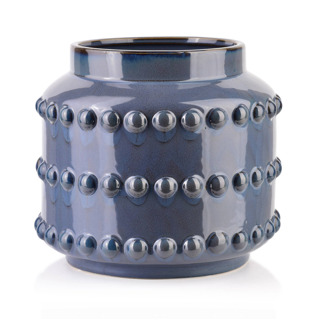 Vase MIGLIORE Bleu: 24x24x21.5cm