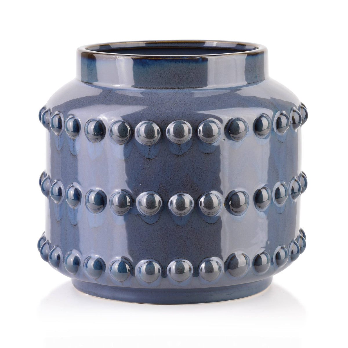 Vase MIGLIORE Bleu: 24x24x21.5cm
