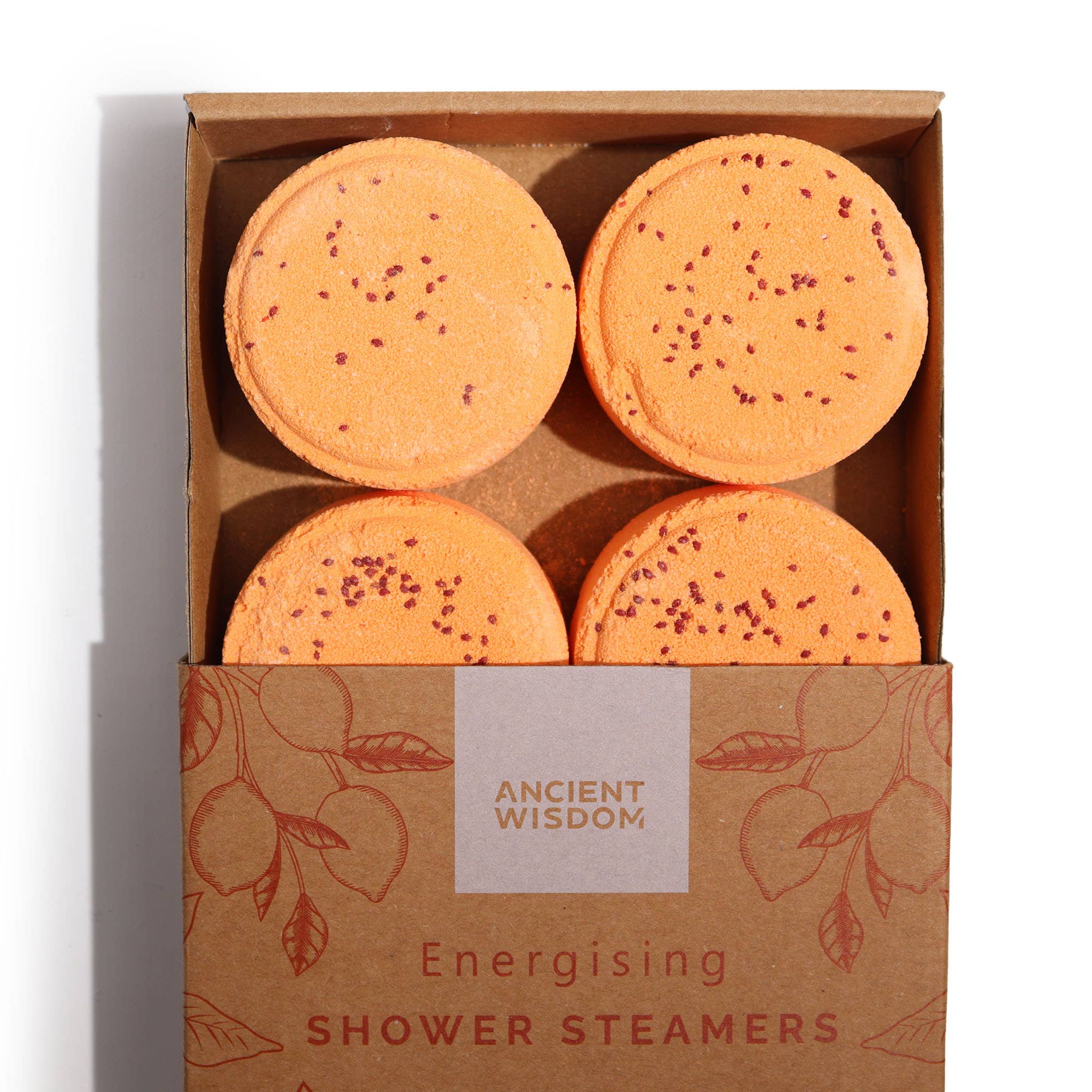 Coffret cadeau Zen de pastilles effervescentes pour la douche bien-être: Énergisant