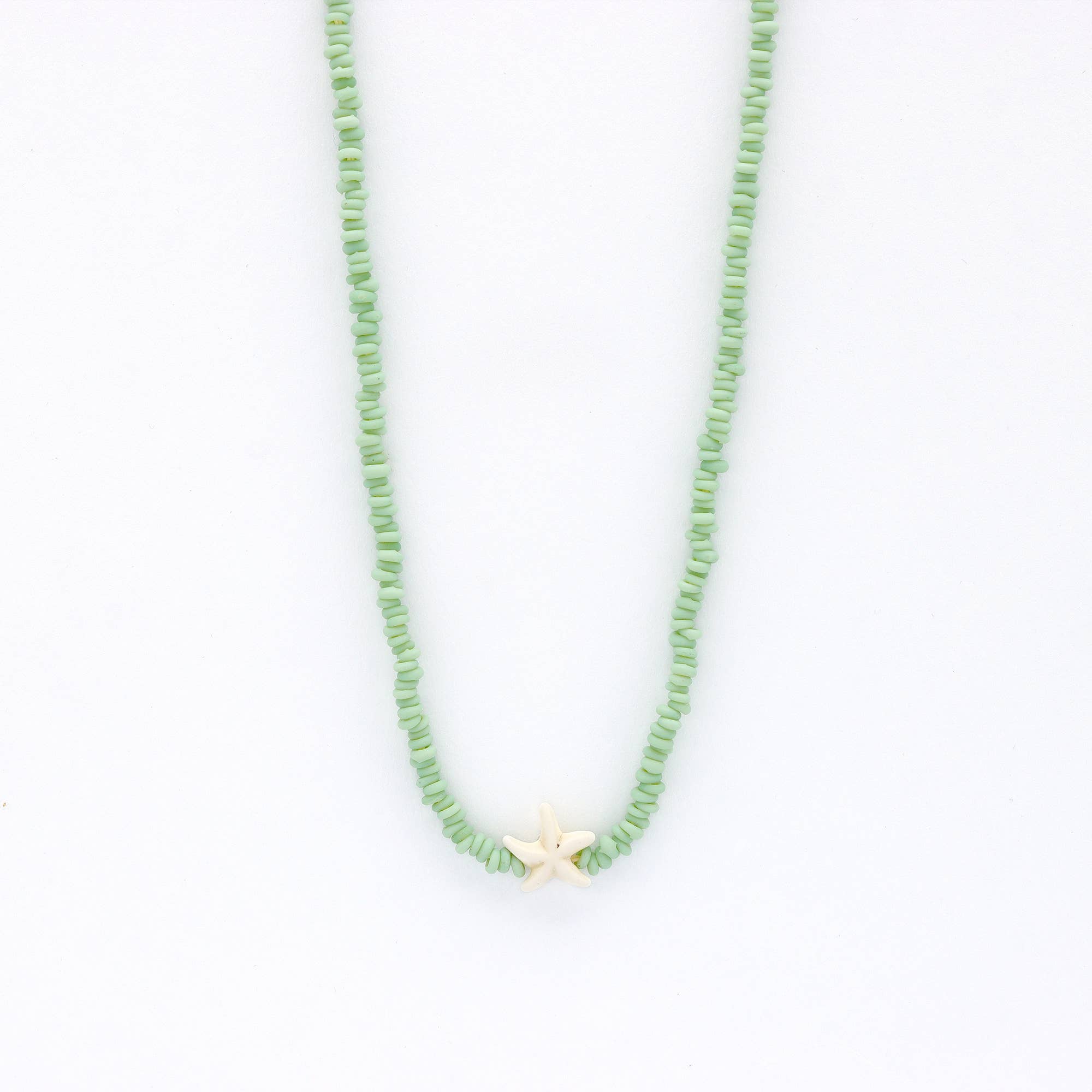 Collier Étoile de Récif avec Perles: Green