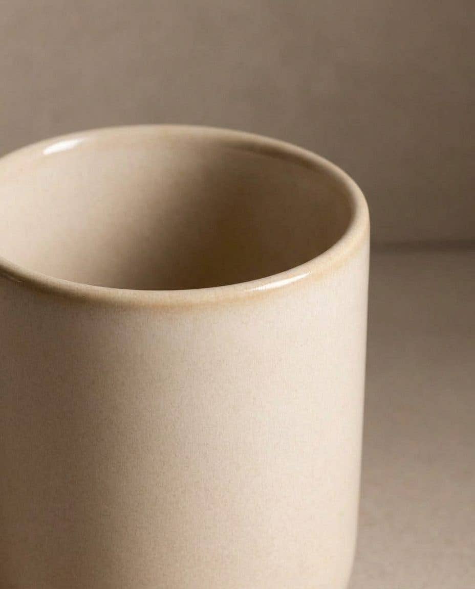 Tasse à Espresso / Coquetier en Grès Dune