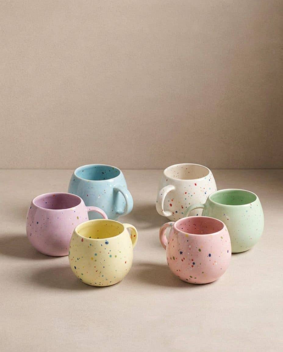 Mug New Party Ball 90 ml - Mélange de 6 pièces