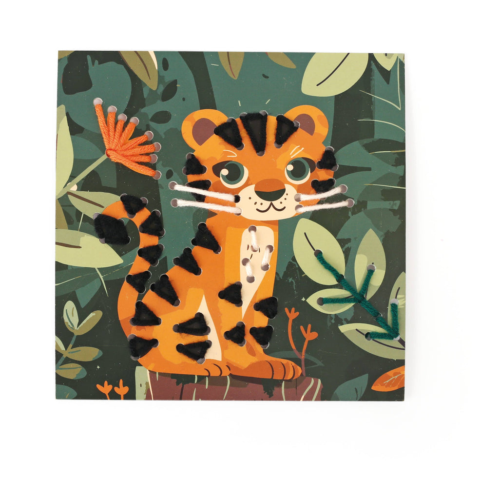 CARTES A BRODER JUNGLE