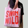 Tote en toile Swim Wild Rose/Piment