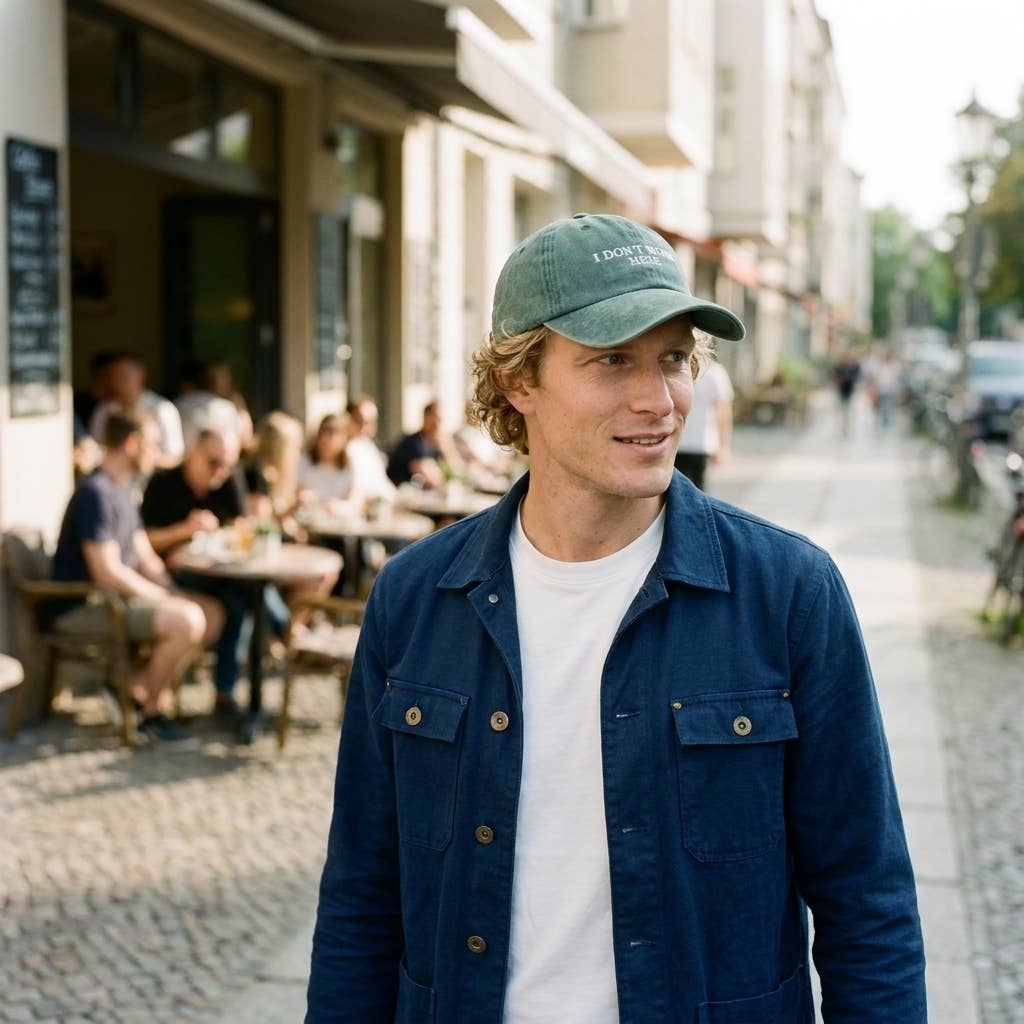 Casquette brodée bordeaux « Je ne travaille pas ici, désolé »: Burgundy