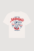 T-shirt unisexe blanc cassé « Fill it with Nostalgia » | M / Oversize