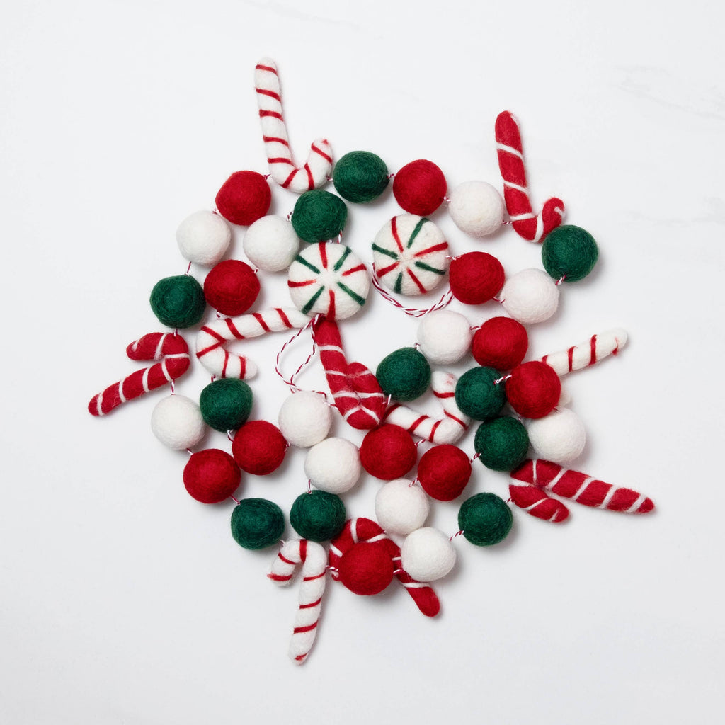 Guirlande - Décoration de Noël - Sucre d'orge