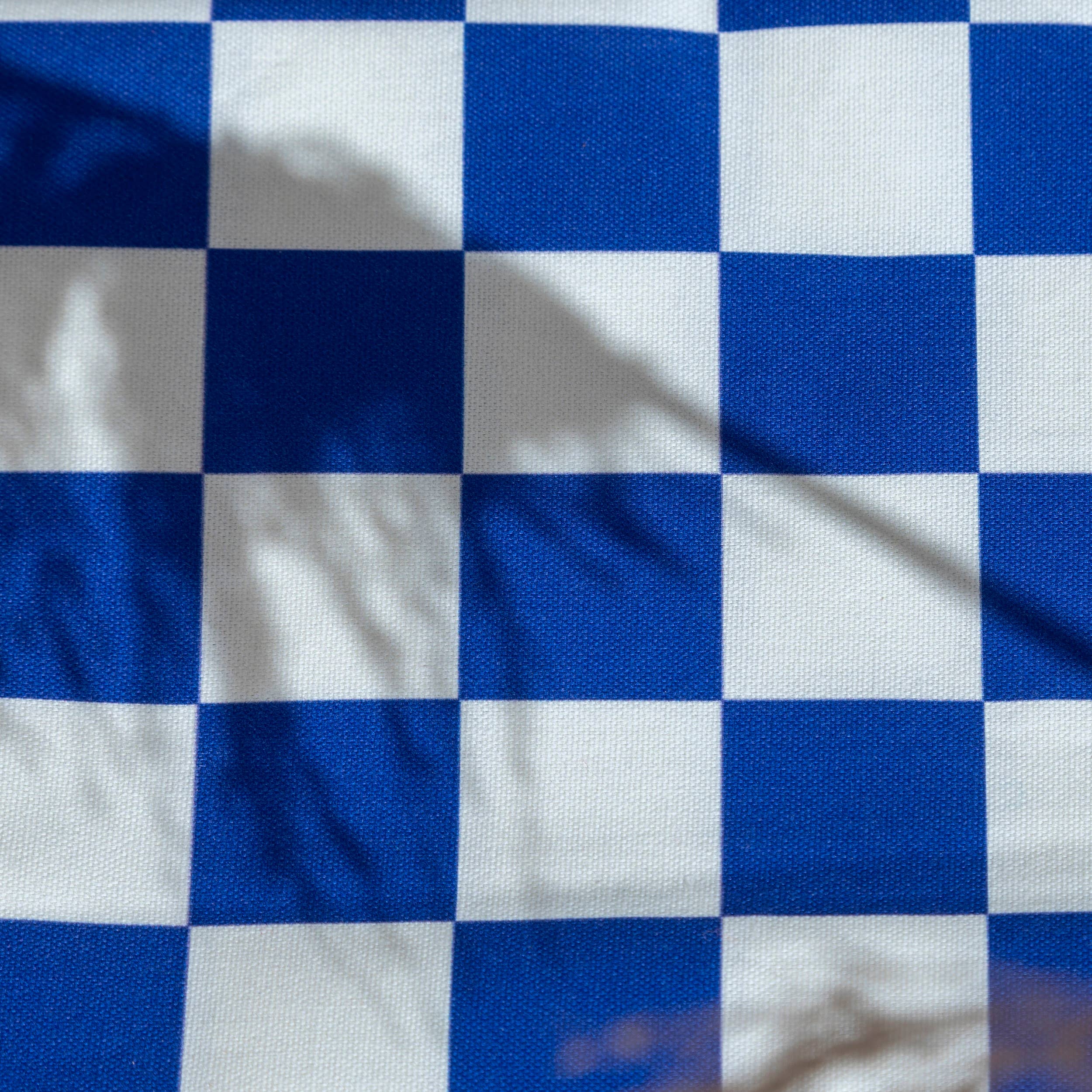 Nappe Marshall 140x250 cm - Carreaux bleus