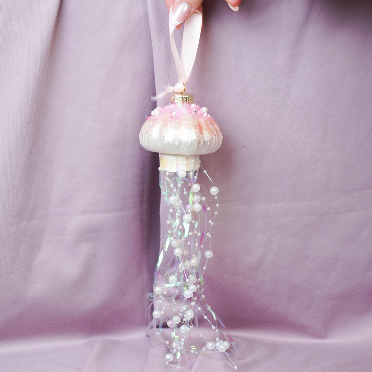 Cintre de Noël - Méduse - Verre - 7x25cm