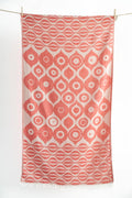 SERVIETTE DE PLAGE FRANGOKASTELLO ROUGE