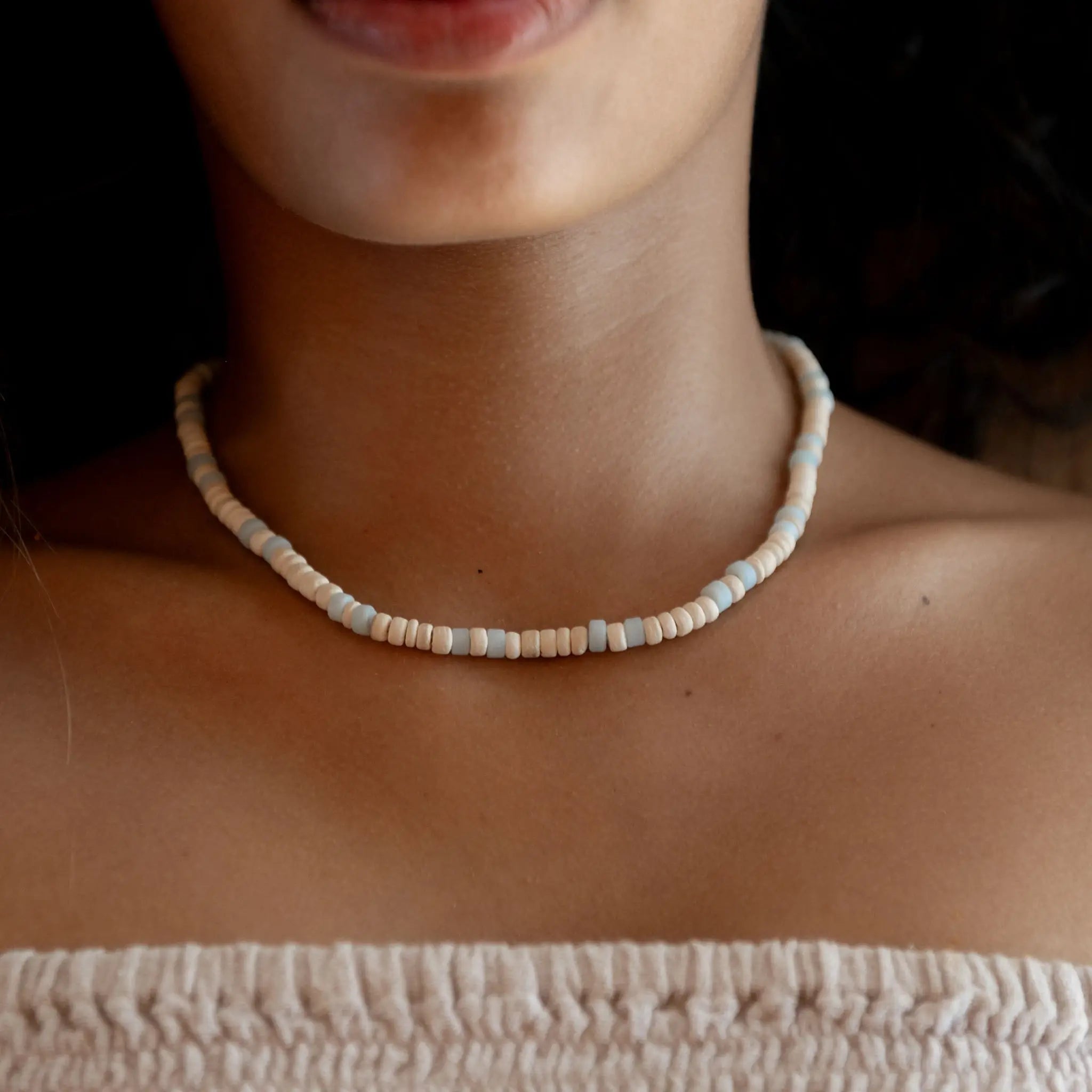 Collier Naturel en Perles de Samosir