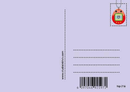Carte d’annonce de naissance Tamagotchi