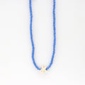 Collier Étoile de Récif avec Perles: Bleu