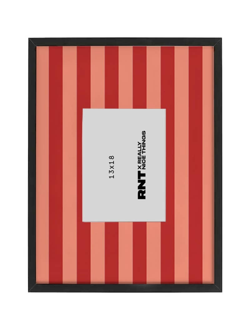 Cadre Photo 40X30 Pour Photos De 13X18 Rouge Et Rose