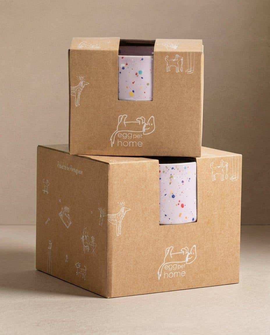 Lot de 2 bols pour animaux Cloud 14 cm