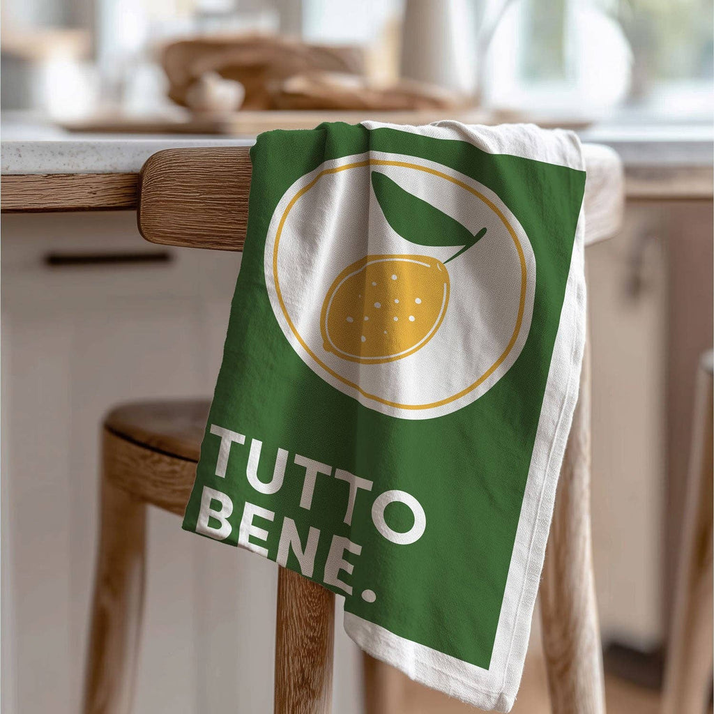 Torchon coton bio - Tutto Bene Citron
