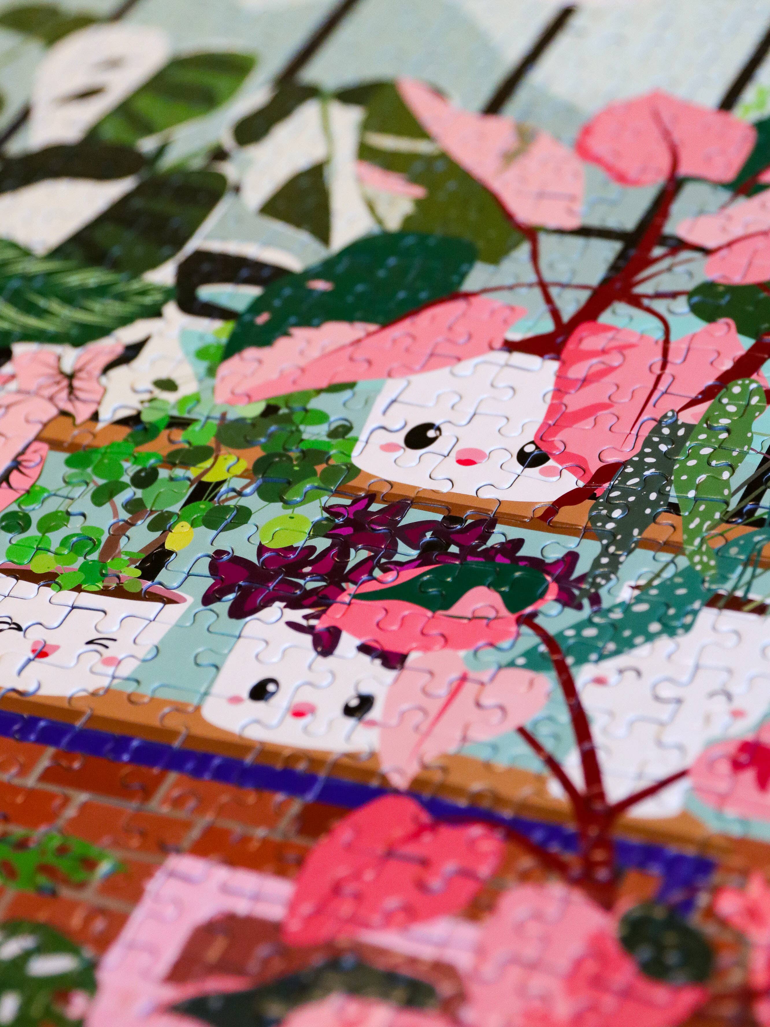 Puzzle 1000 pièces Serre avec plantes - fabricé en UE