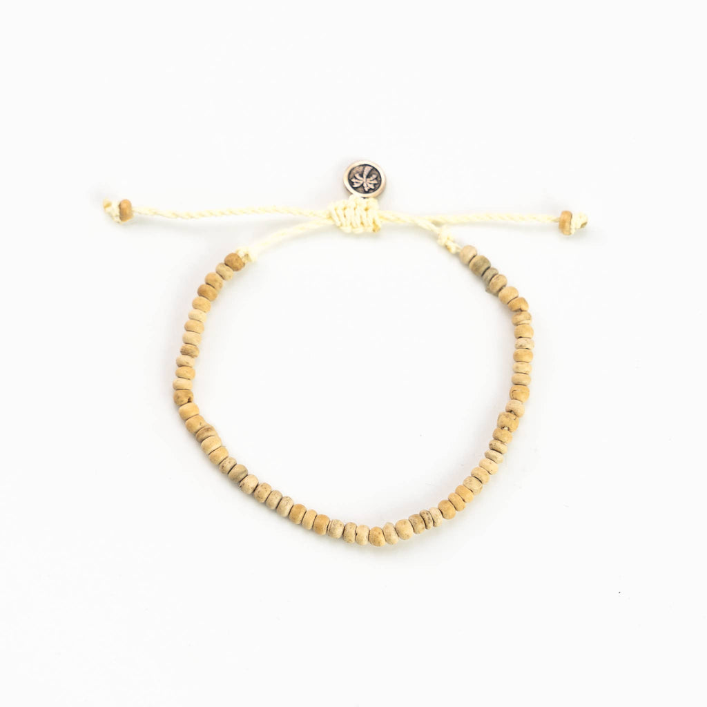 Ensemble de bracelets Perasi Beach, trio de bracelets à perles de bois naturel