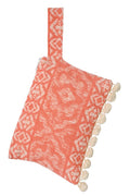 Pochette de plage Hydra pompon orange Astakos - intérieur imperméable