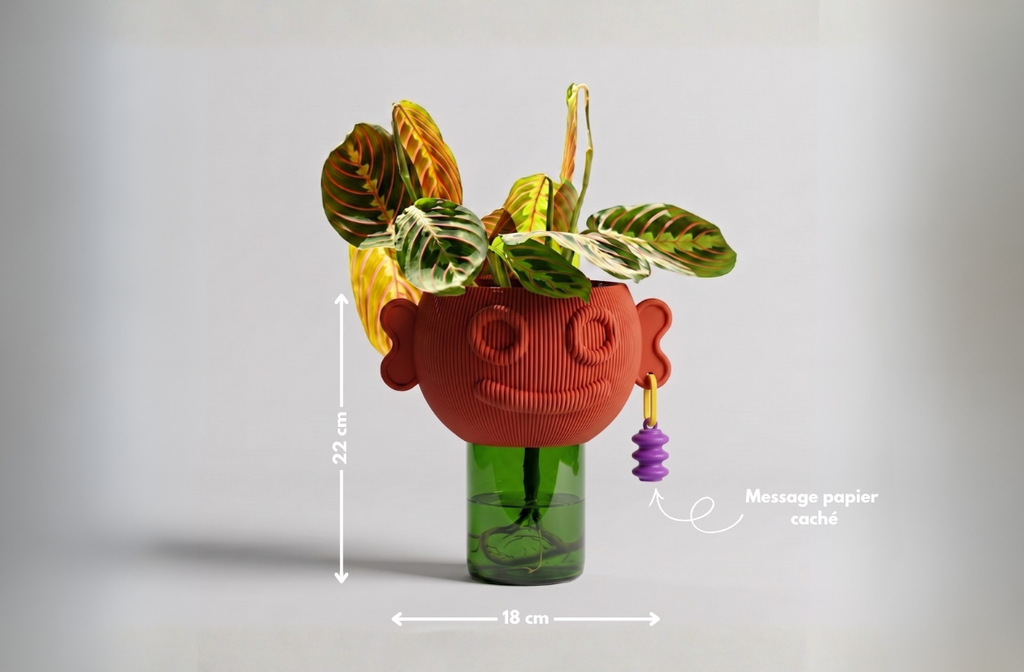 Pot de fleur autonome - Monsieur Majorelle