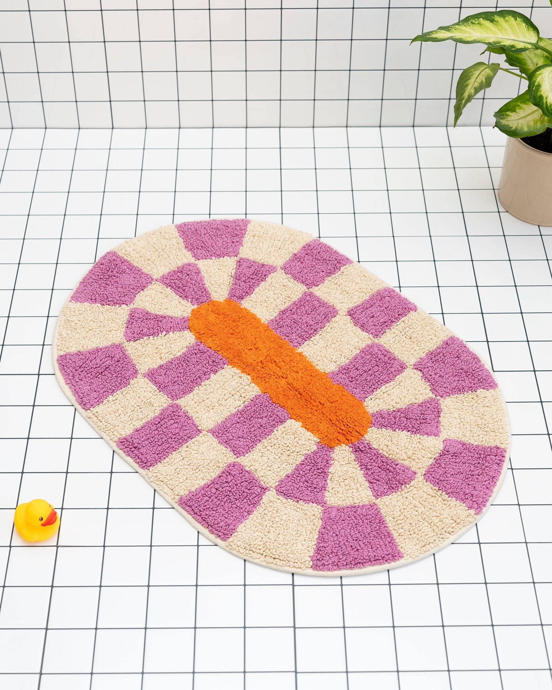 Tapis de bain Rita - magenta