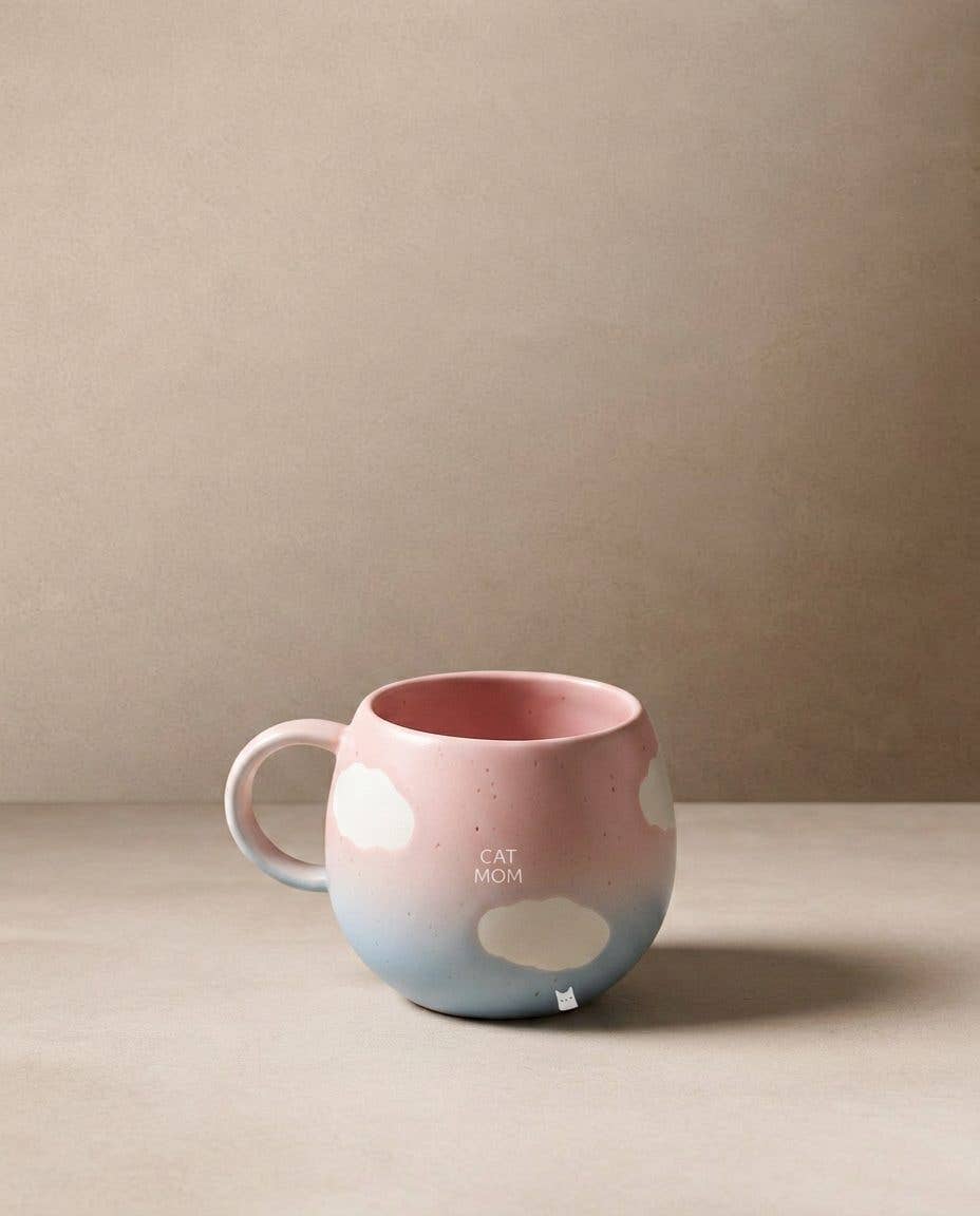 Mug moyen Coucher de soleil sur les nuages 250 ml — Collection animaux de compagnie: Chien Maman