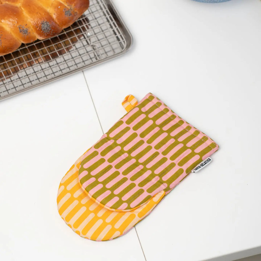 Gant de cuisine Orange & Vert