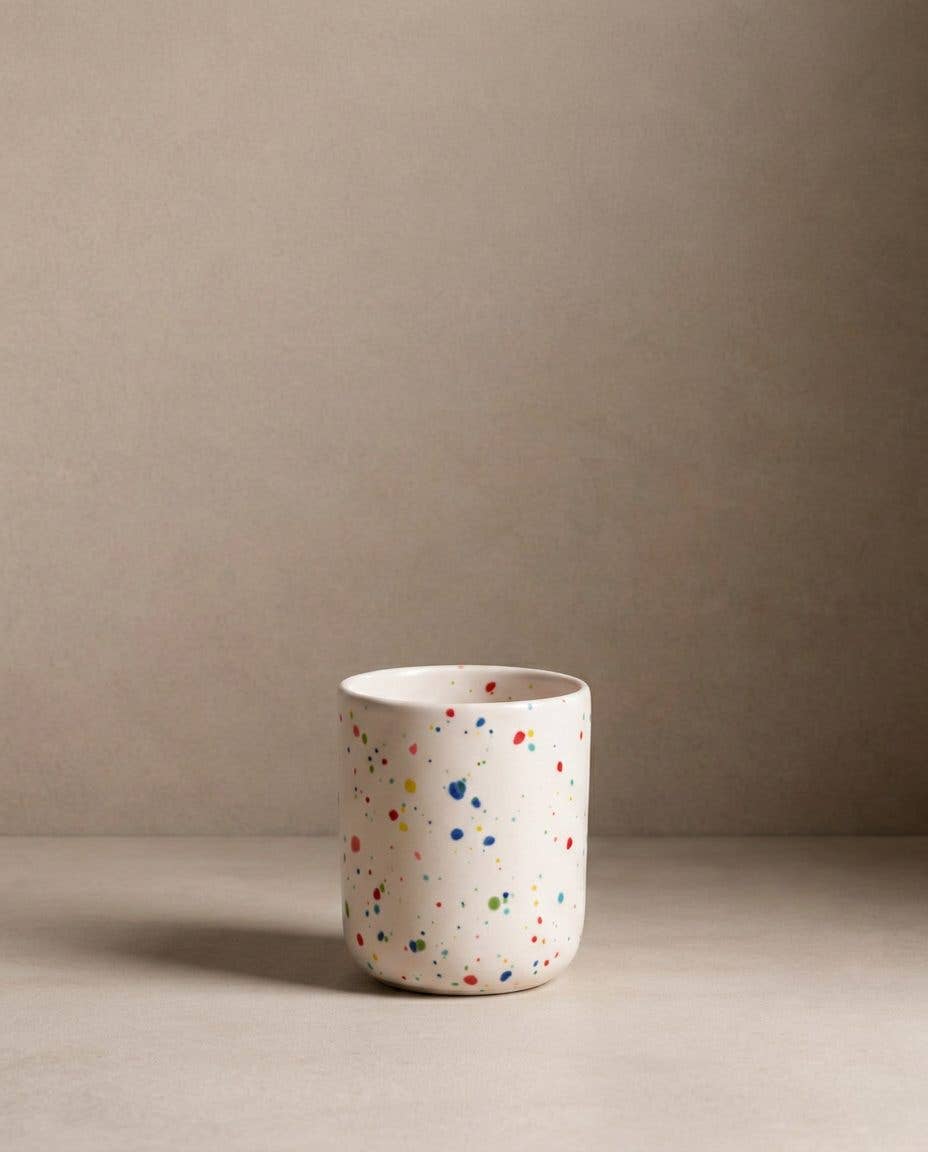 Tasse à expresso / coquetier de la collection Party: Blanc