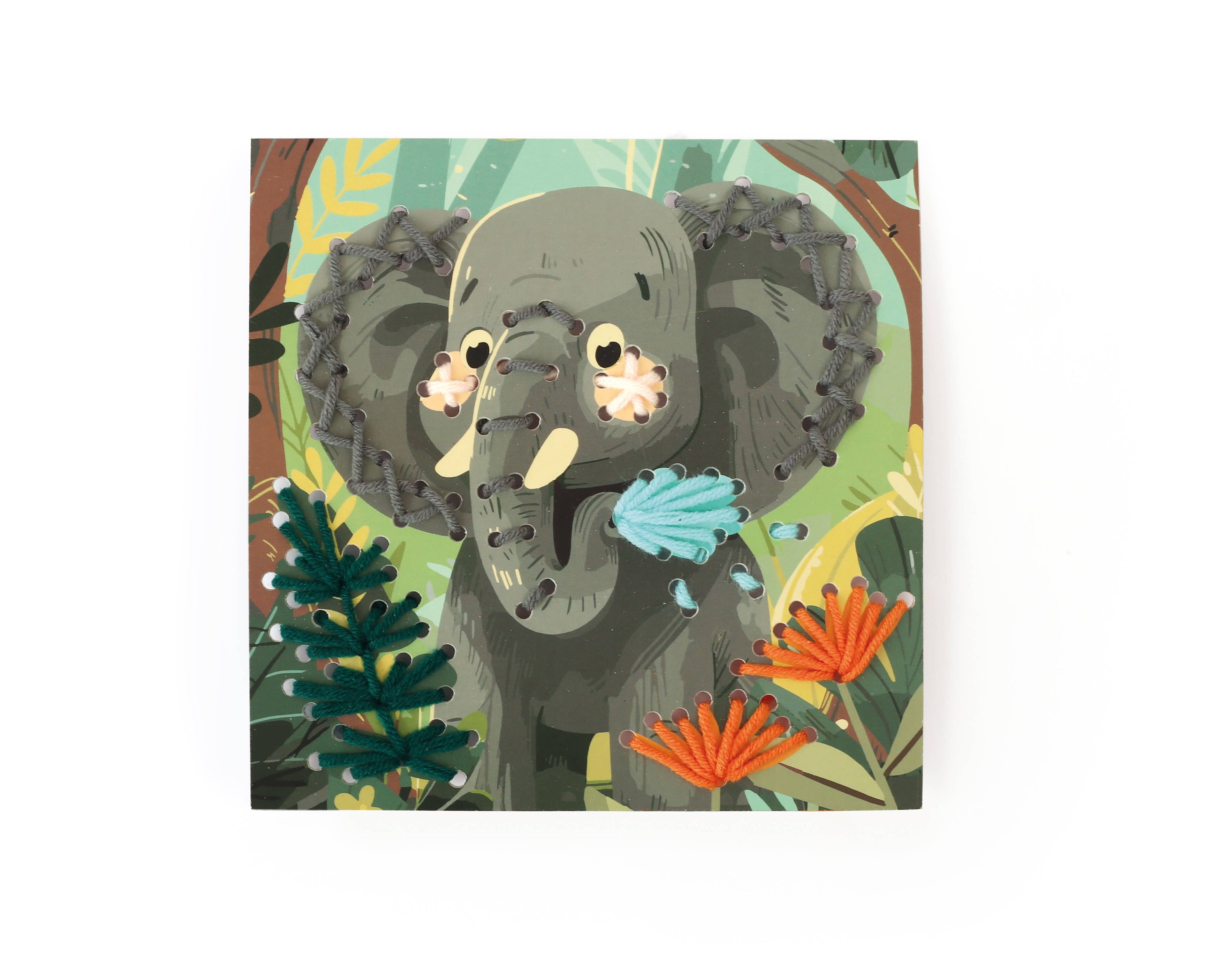 CARTES A BRODER JUNGLE