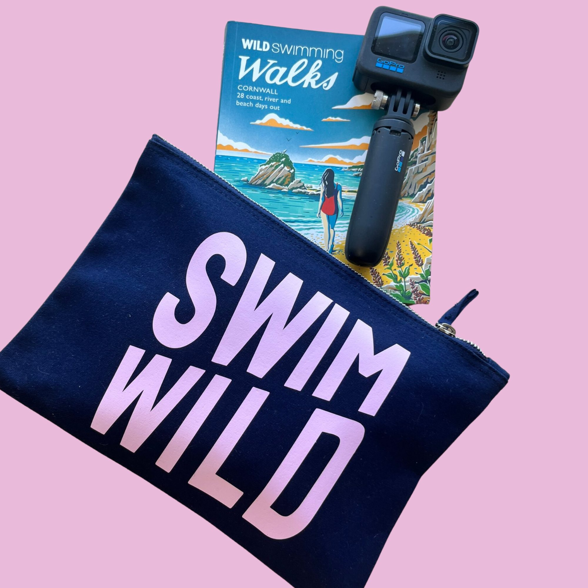 Sac zippé Navy \ Pink Swim Wild