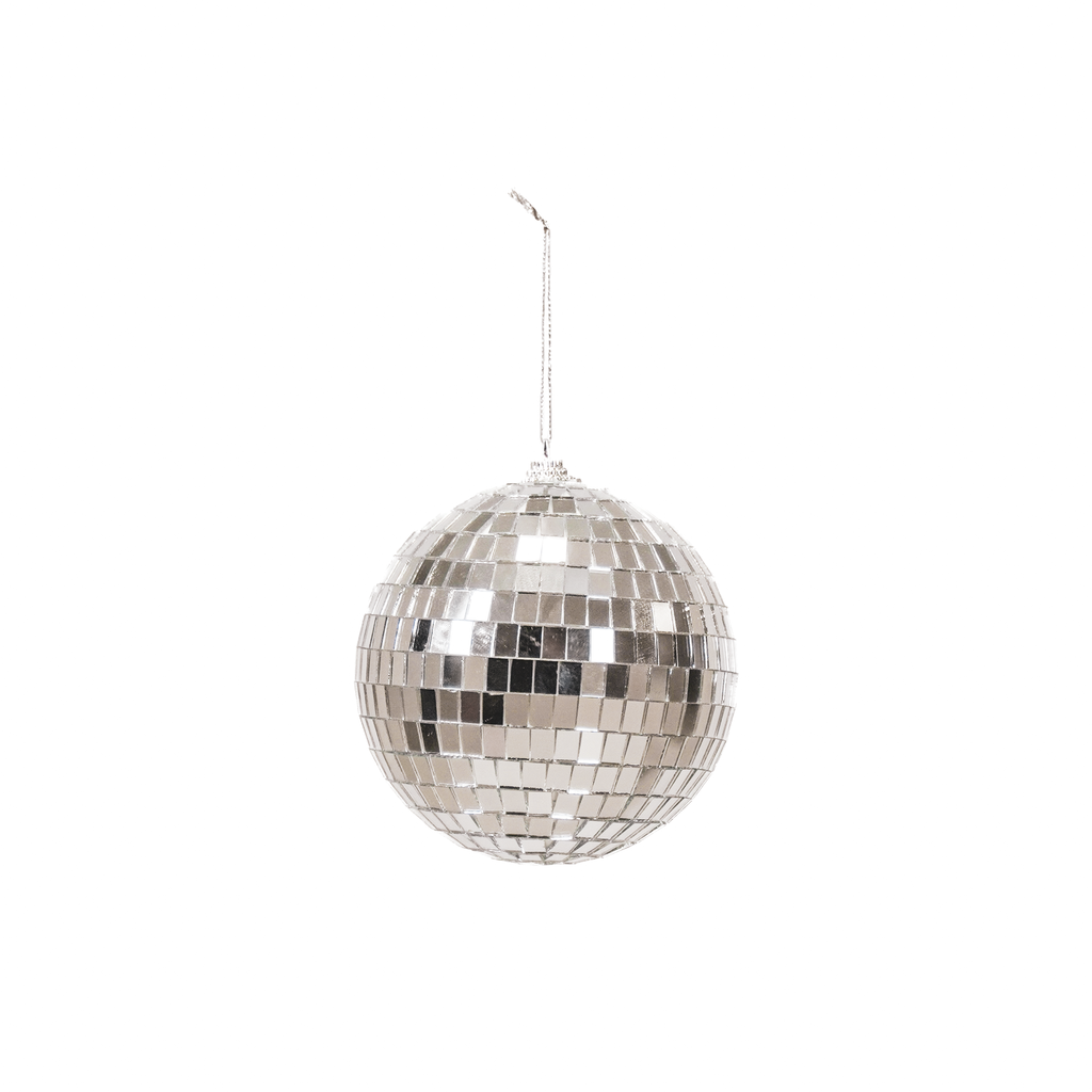 Décoration de Noël - Suspension de Noël - Boule à facettes - Mousse - Argent - 15x15x15cm