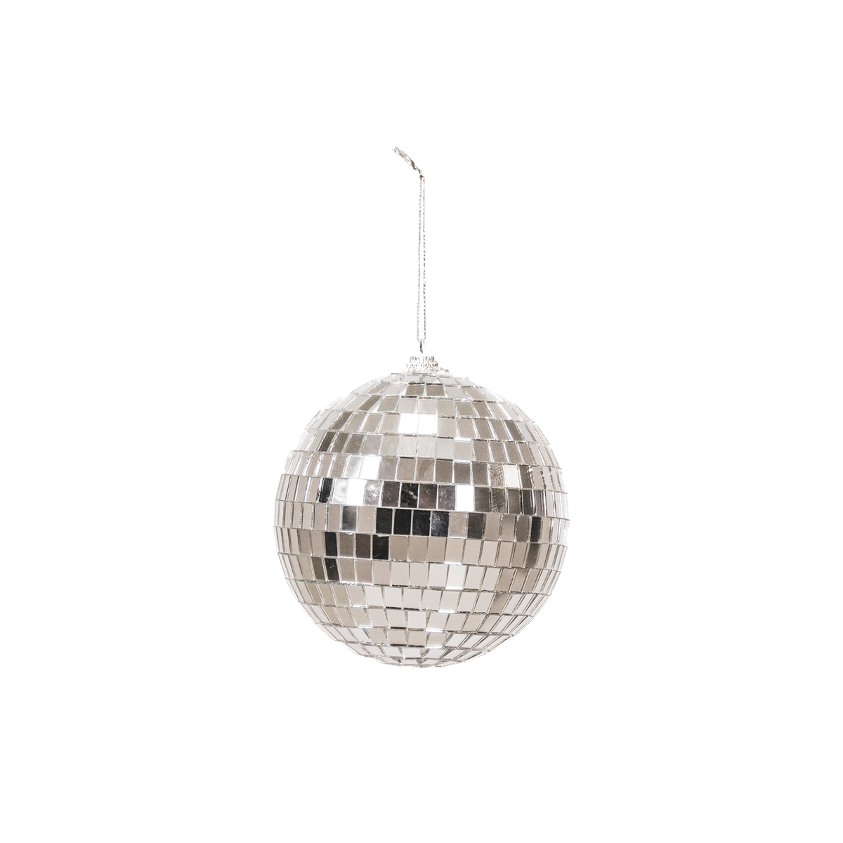 Décoration de Noël - Suspension de Noël - Boule à facettes - Mousse - Argent - 15x15x15cm
