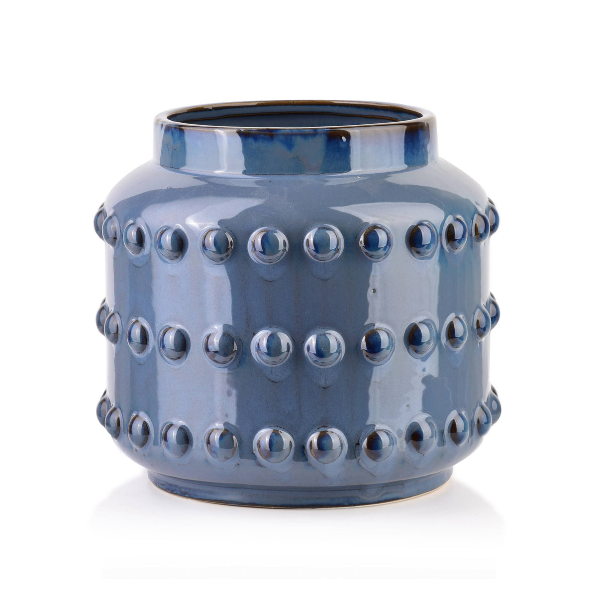 Vase MIGLIORE Bleu: 24x24x21.5cm