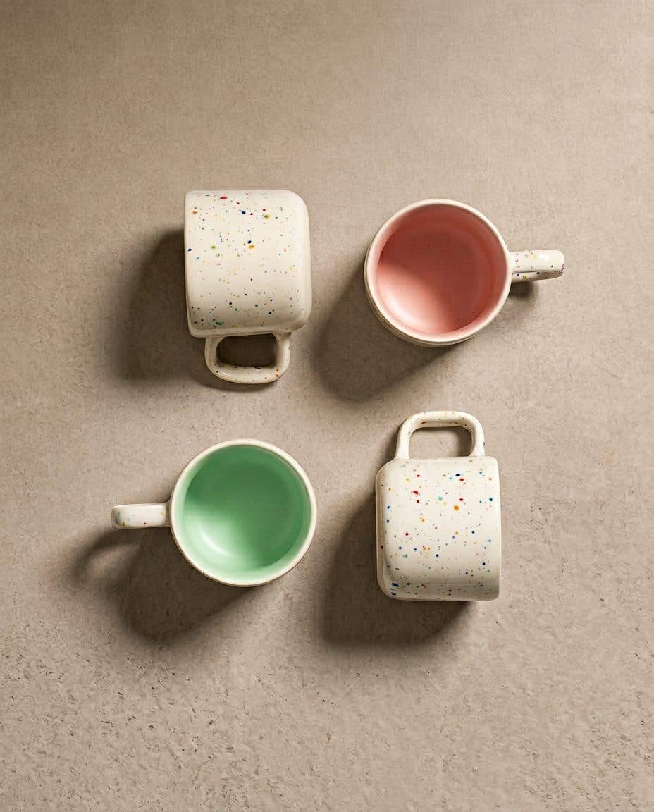 Set de 4 tasses Espresso Breeze Party 60 ml, assortiment de couleurs