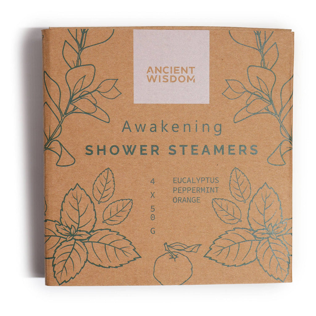 Coffret cadeau Zen de pastilles effervescentes pour la douche bien-être: Énergisant