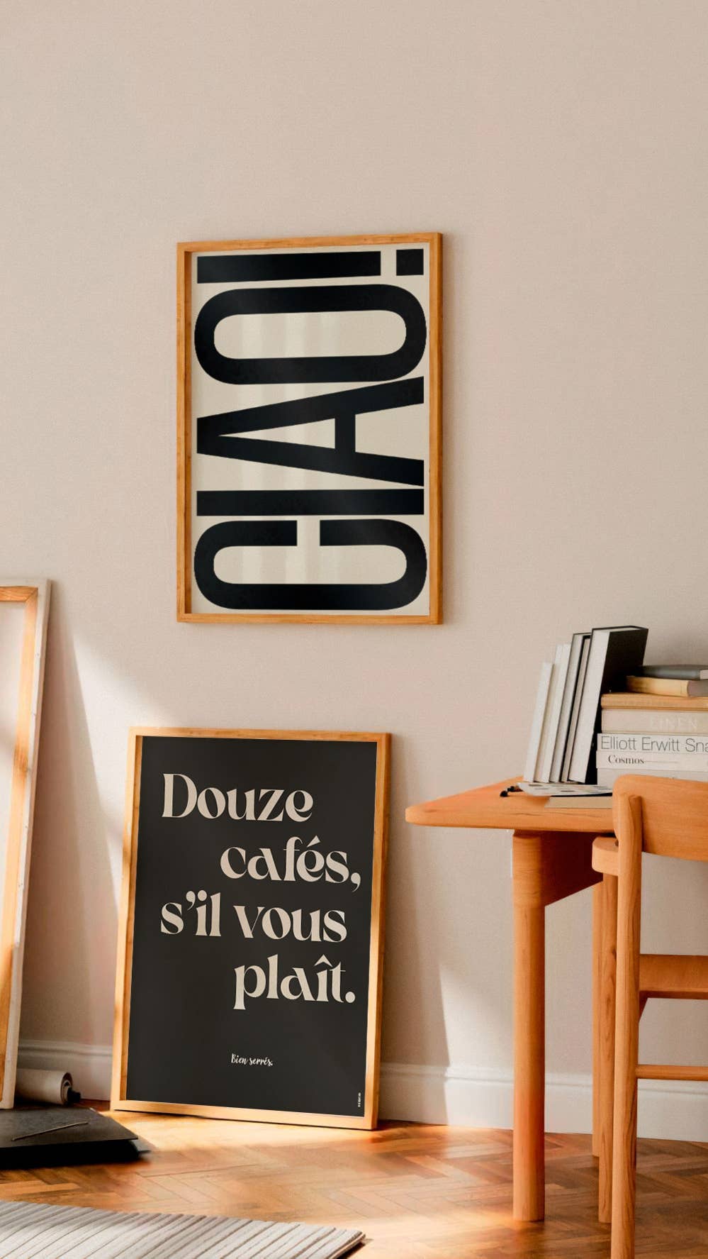 Affiche | Douze Cafés, S’il Vous Plaît | Poster Minimaliste: L - 30x40cm