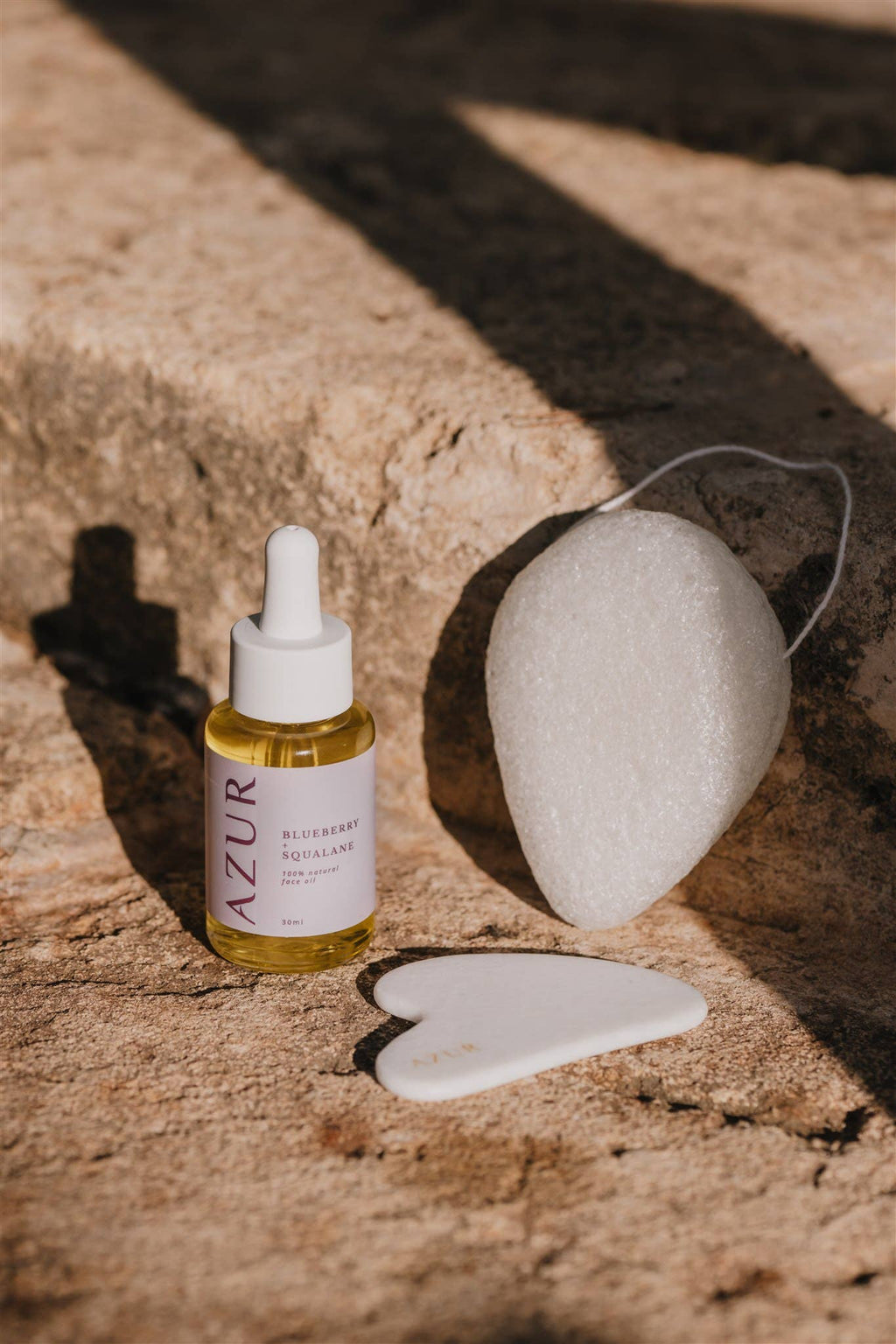 Outil de massage facial Gua Sha en jade blanc