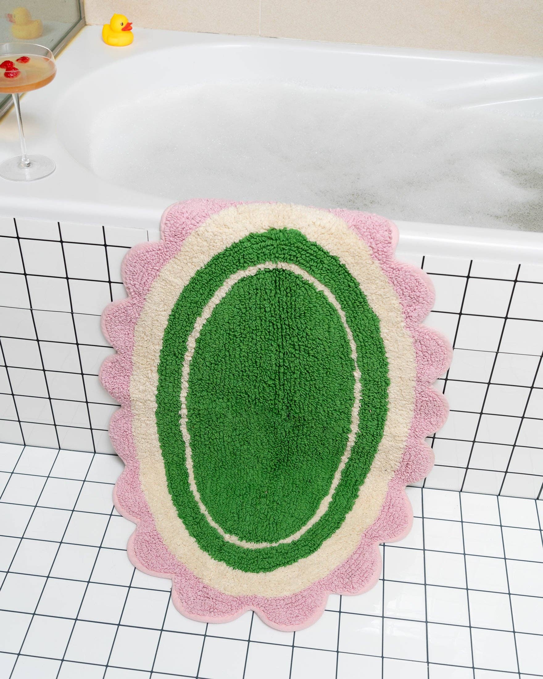 Tapis de bain Carmen: Bleu clair