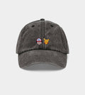 Casquette brodé - Sacha: Noir vintage