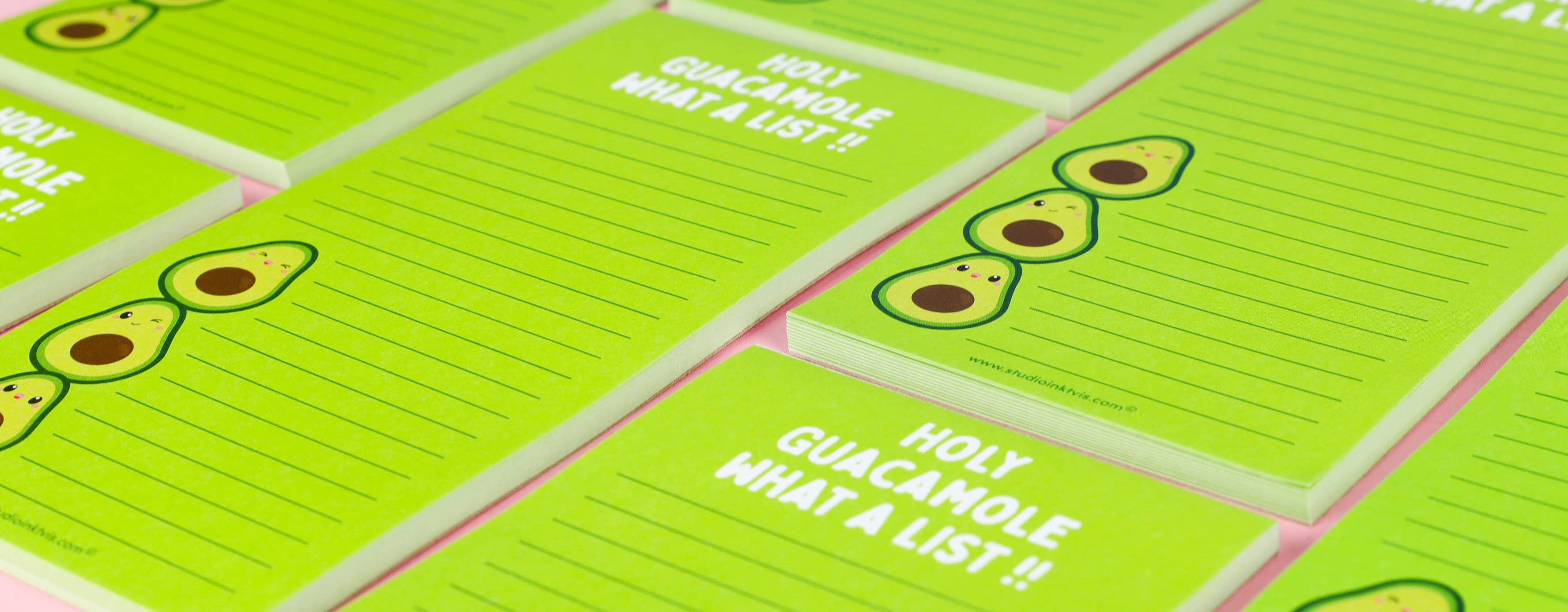 Bloc-notes liste de tâches « Avocado Holy Guacamole what a list! »