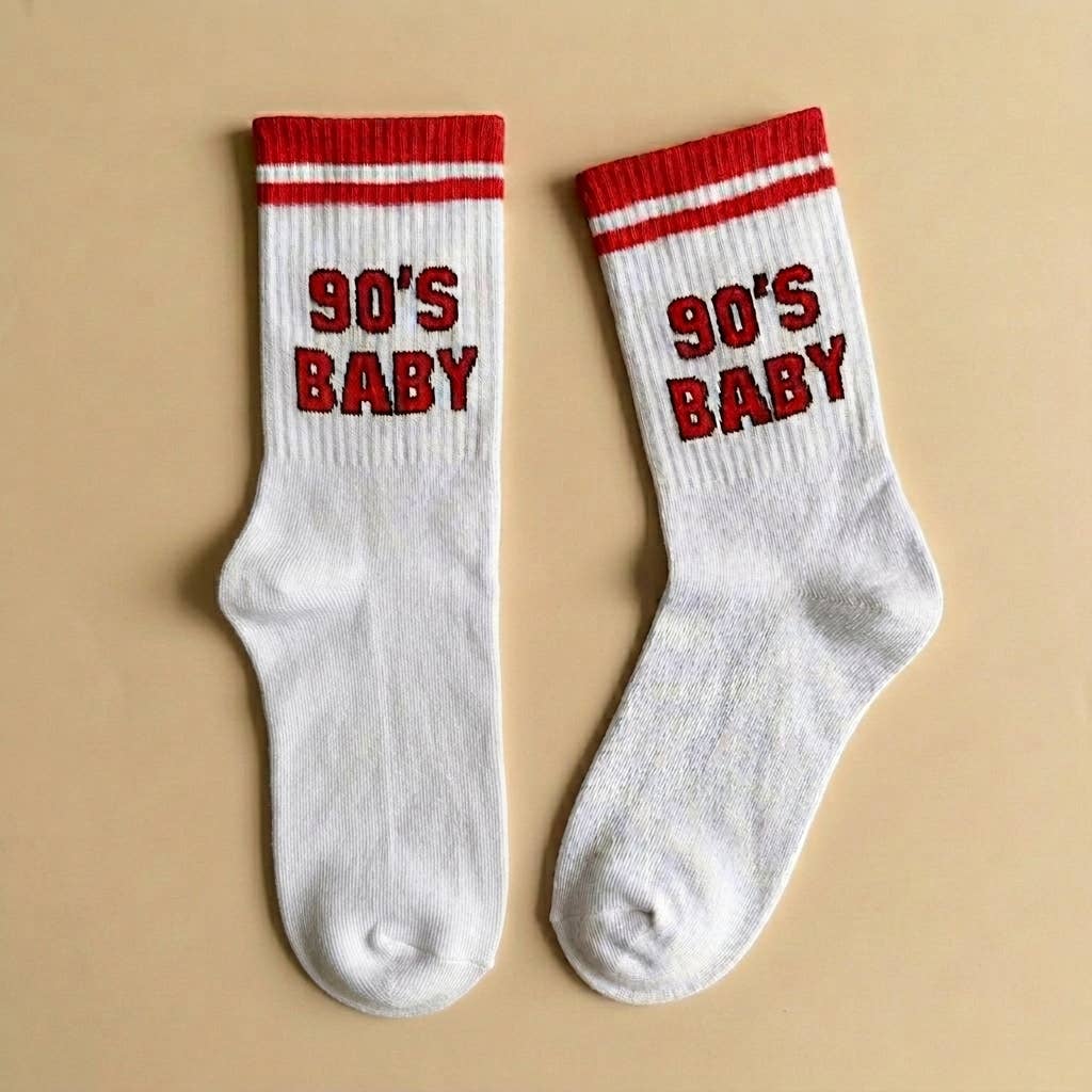 Chaussettes « Né dans les années 90 »: 37-43