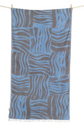 SERVIETTE DE PLAGE KITHNOS CHOCOLATE & L.BLUE