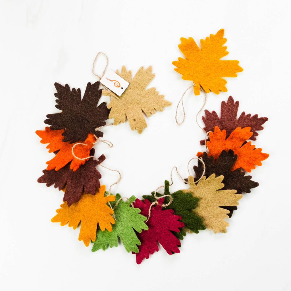 Guirlande - Feuille d'automne - Décoration d'automne