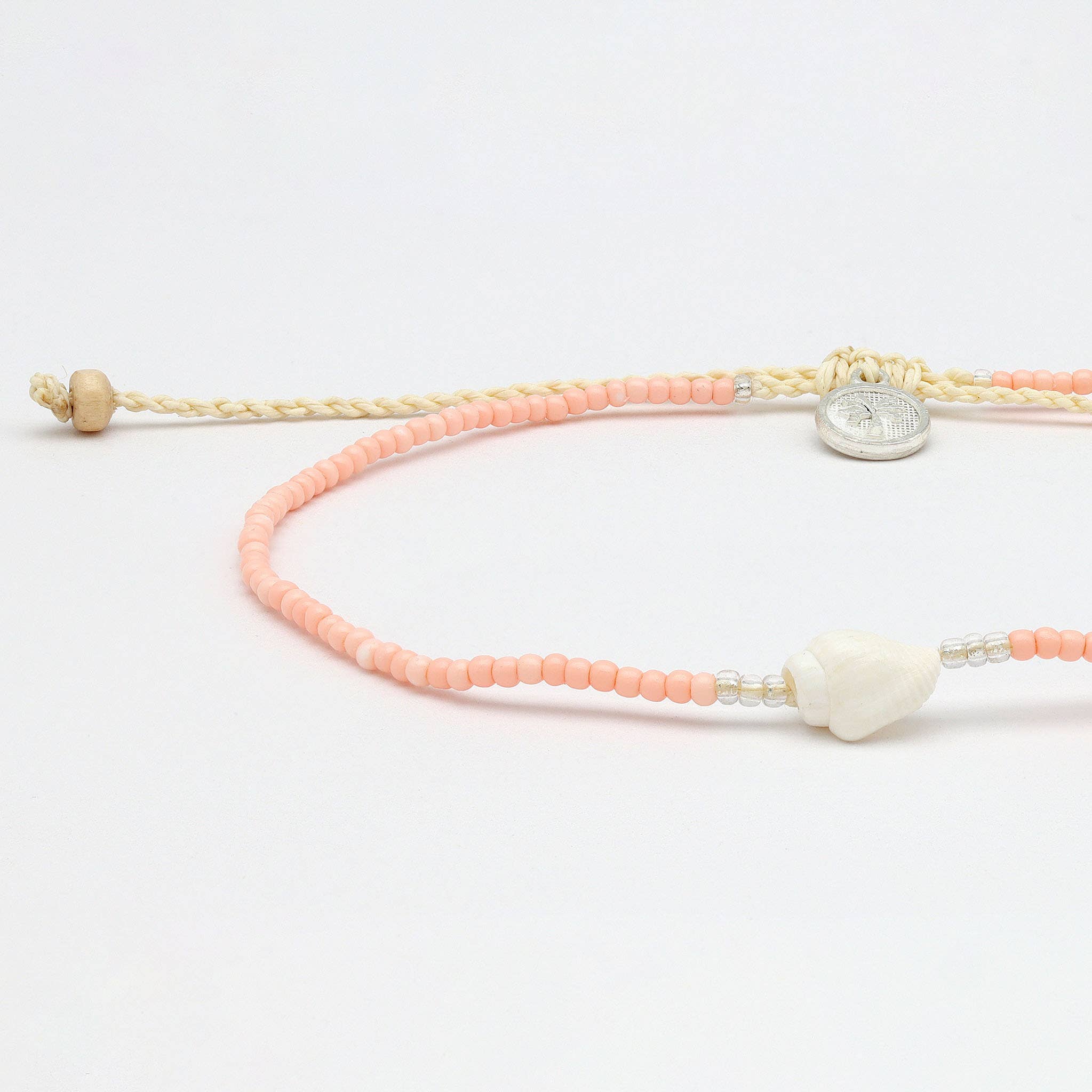 Bracelet Mauna Loa, bracelet perlé délicat et réglable: Bleu